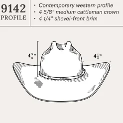 Acoustic 6X Cowboy Hat
