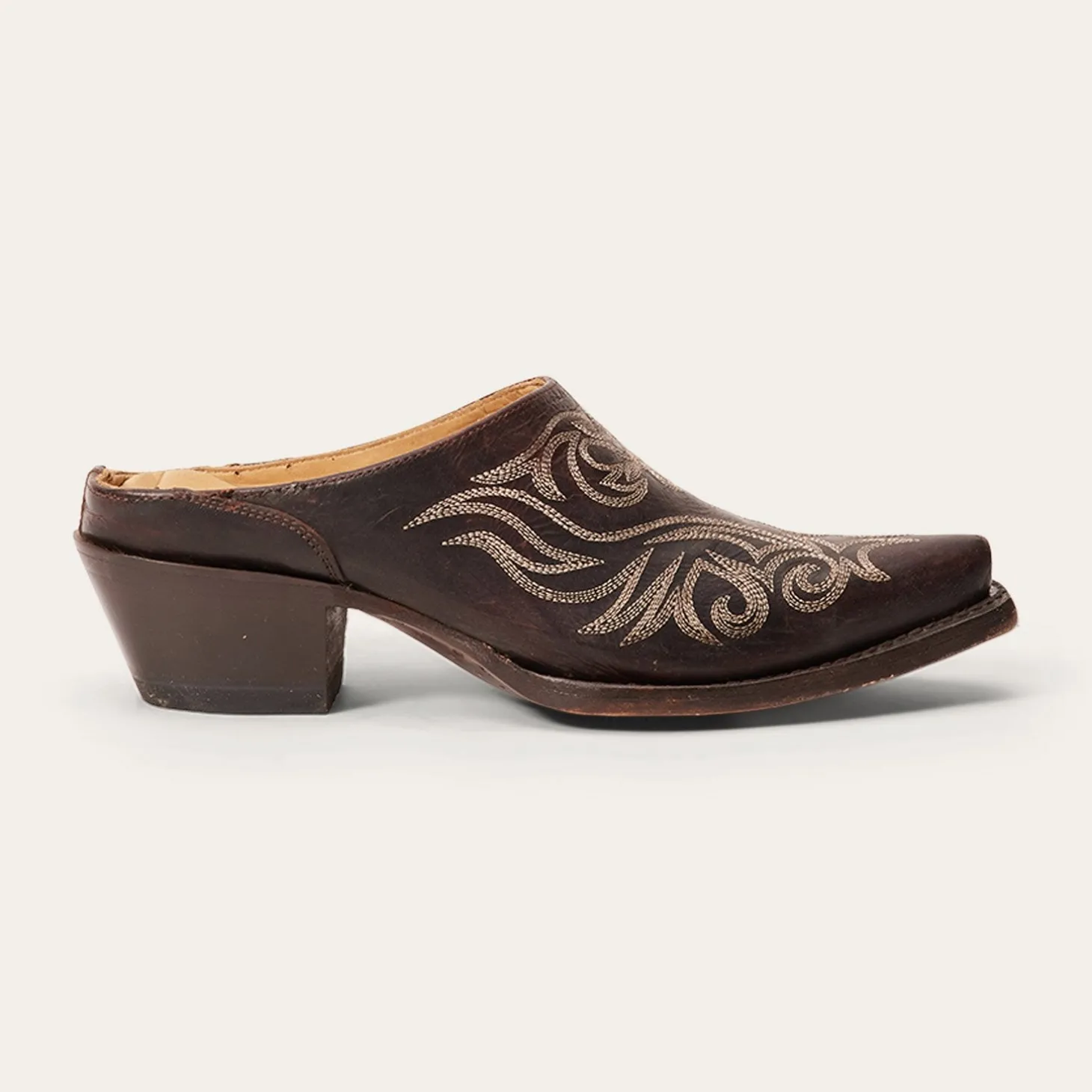 Adley Vintage Finished Leather Mules