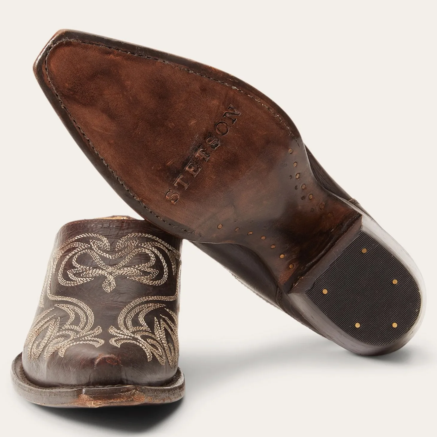 Adley Vintage Finished Leather Mules