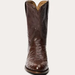 Austin Ostrich Roper Boots