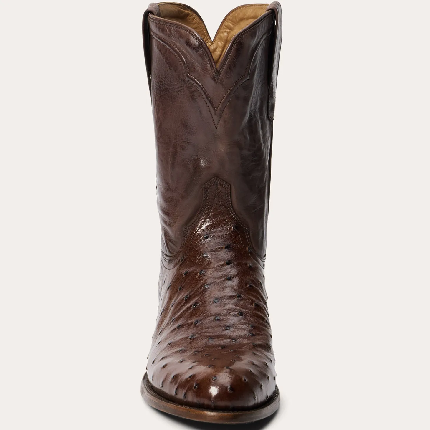 Austin Ostrich Roper Boots