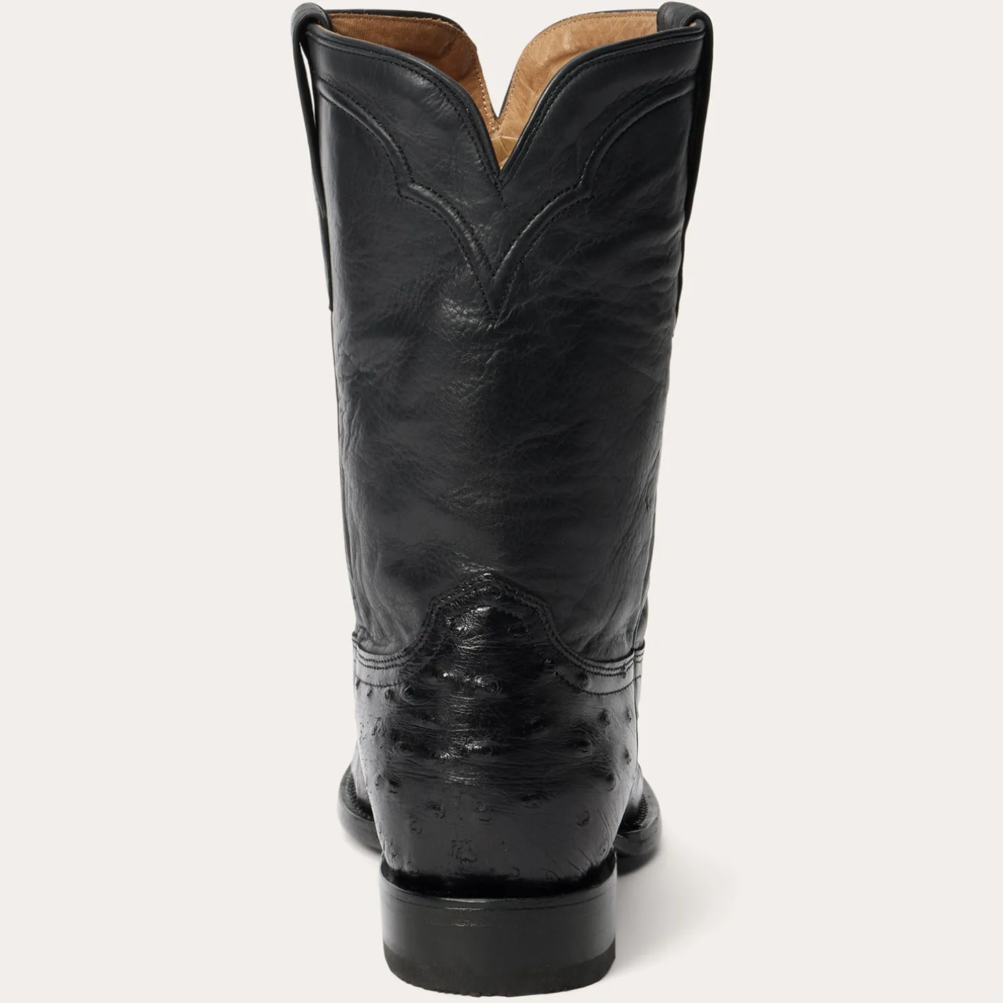 Austin Ostrich Roper Boots