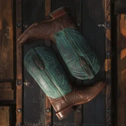 Big Horn Tobacco Alligator Cowboy Boot