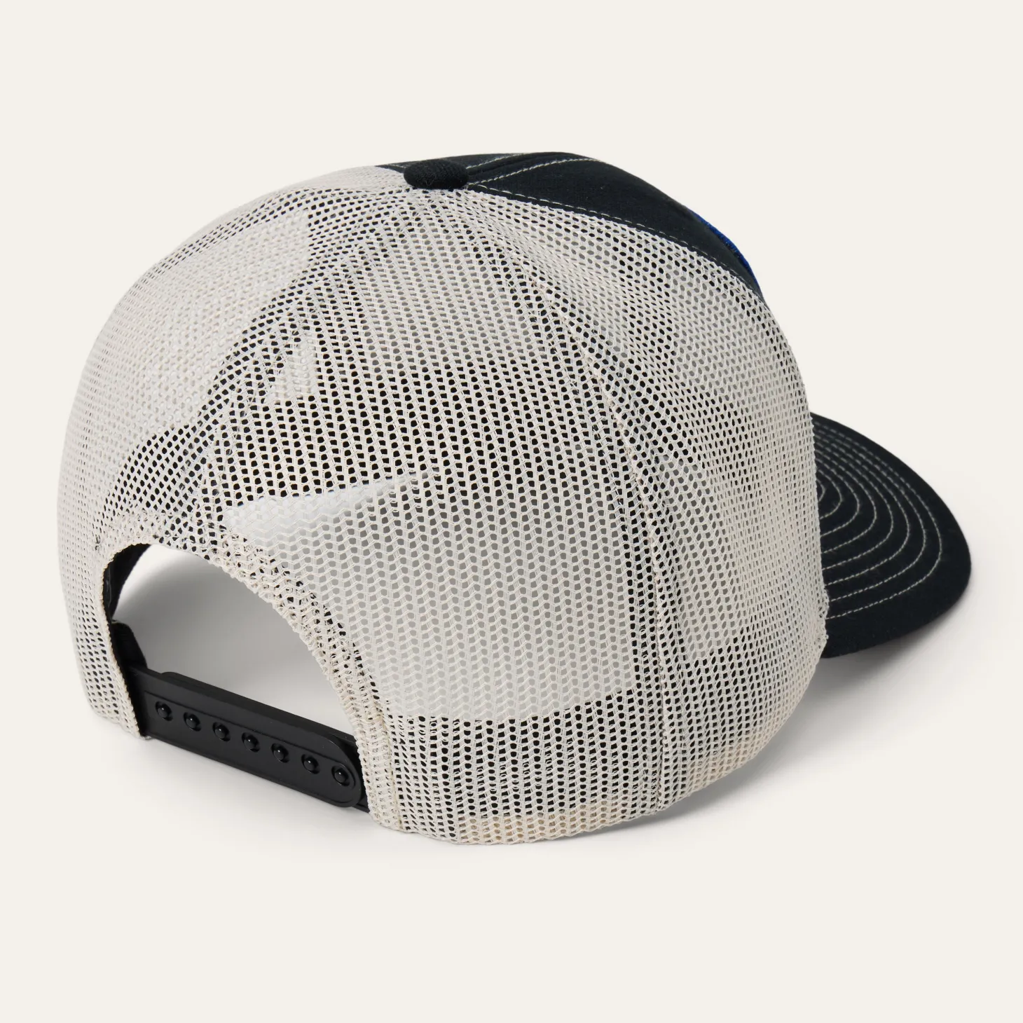 Bison Patch High Crown Trucker Hat