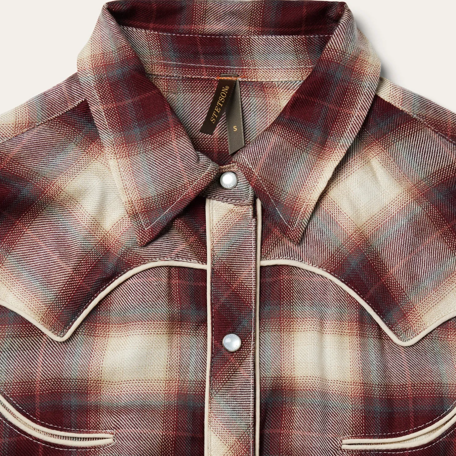 Black Cherry Plaid Shirt Dress