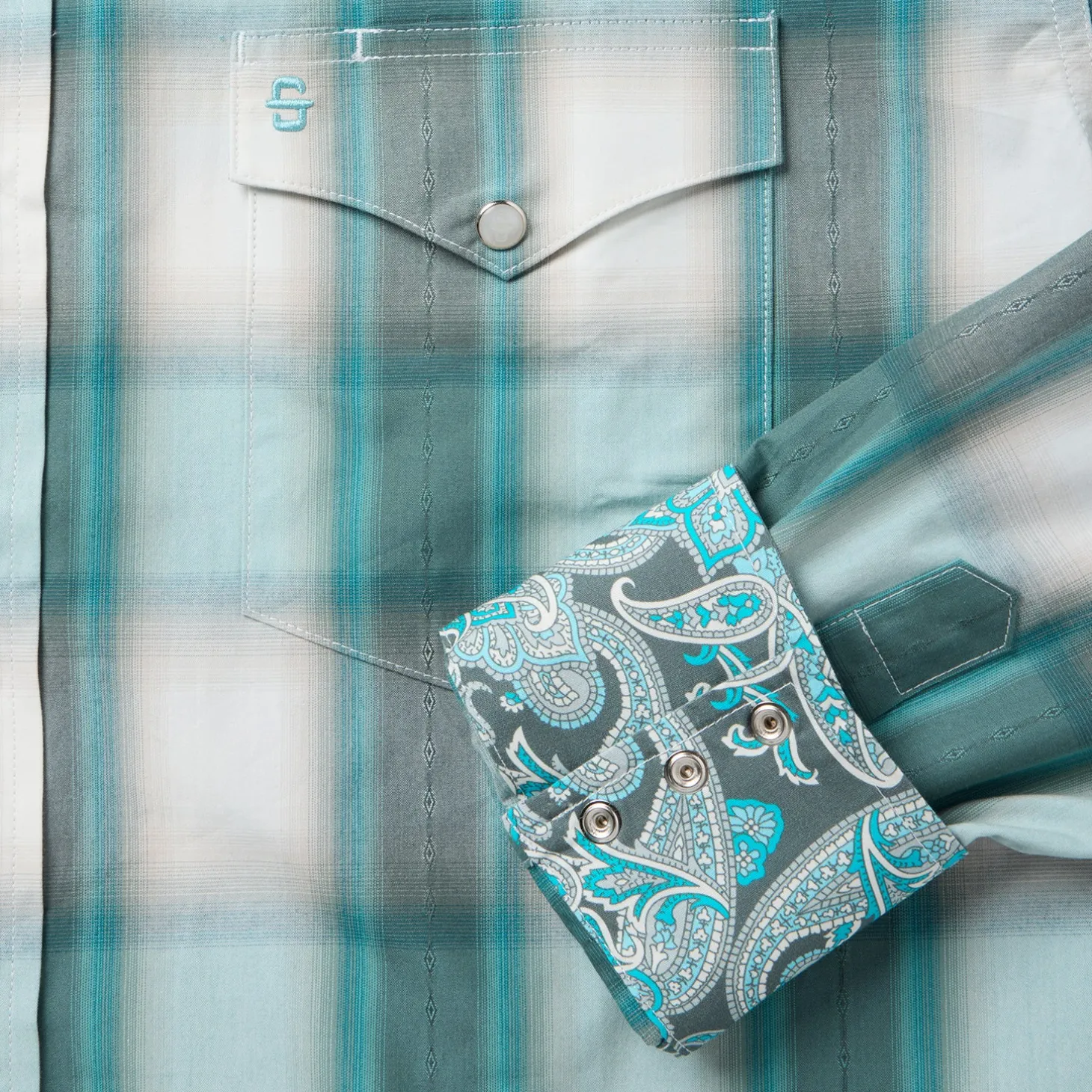 Bluebird Plaid Western Shirt