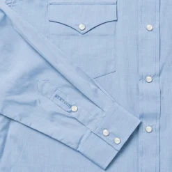 Blue End On End Solid Shirt