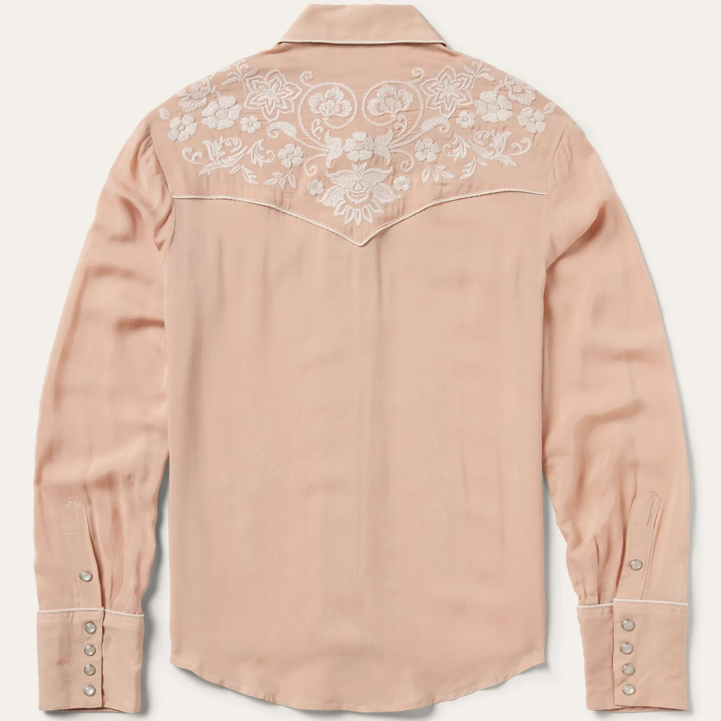 Blush Embroidered Western Shirt