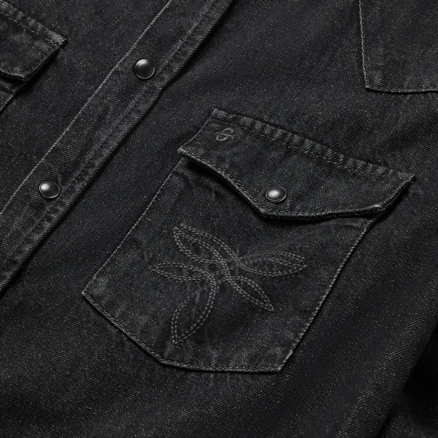 Boot Stitch Denim Shirt