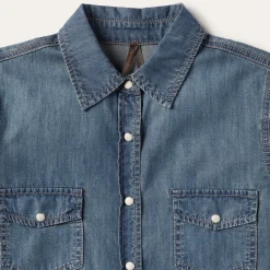 Boyfriend Fit Denim Shirt
