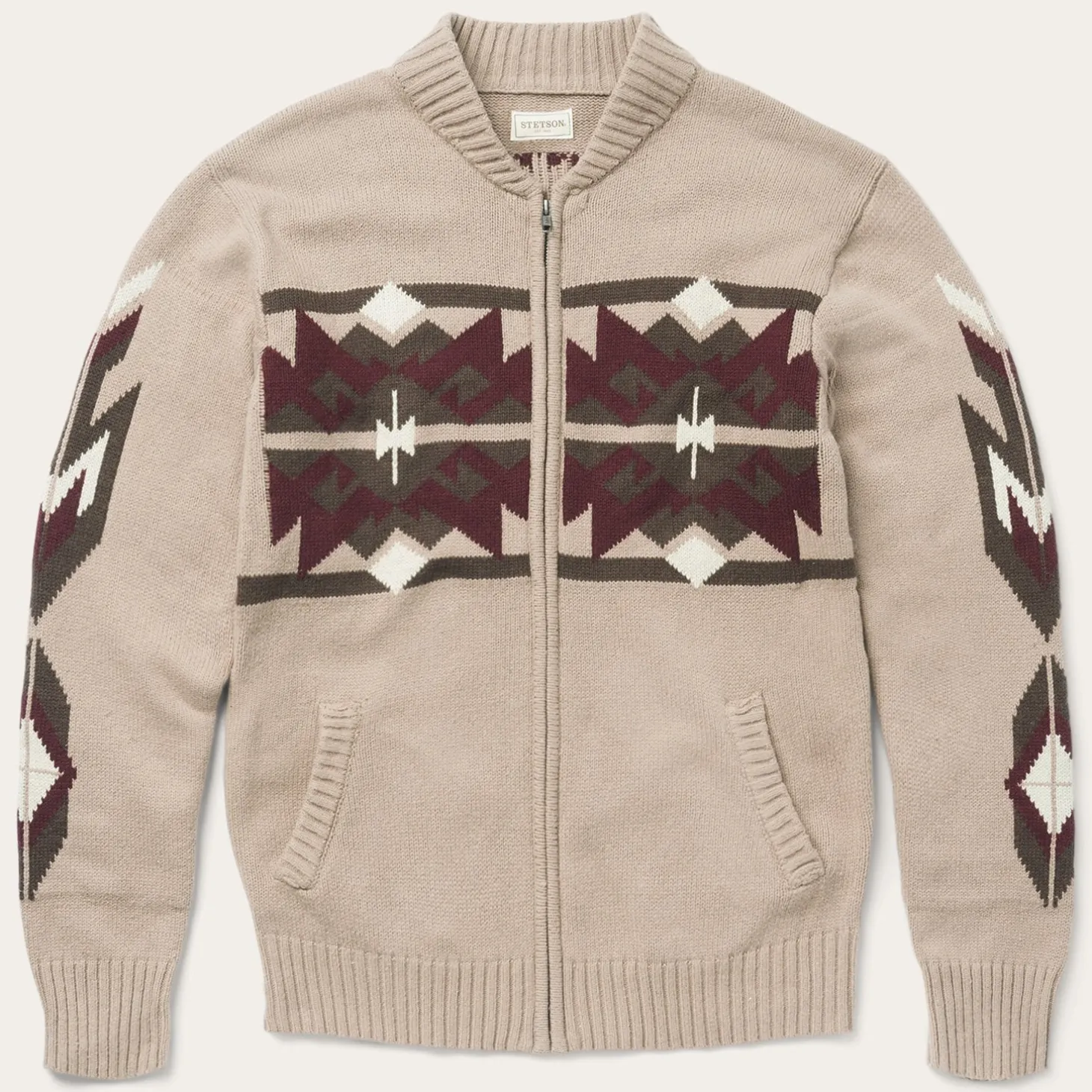 Brown Aztec Cardigan
