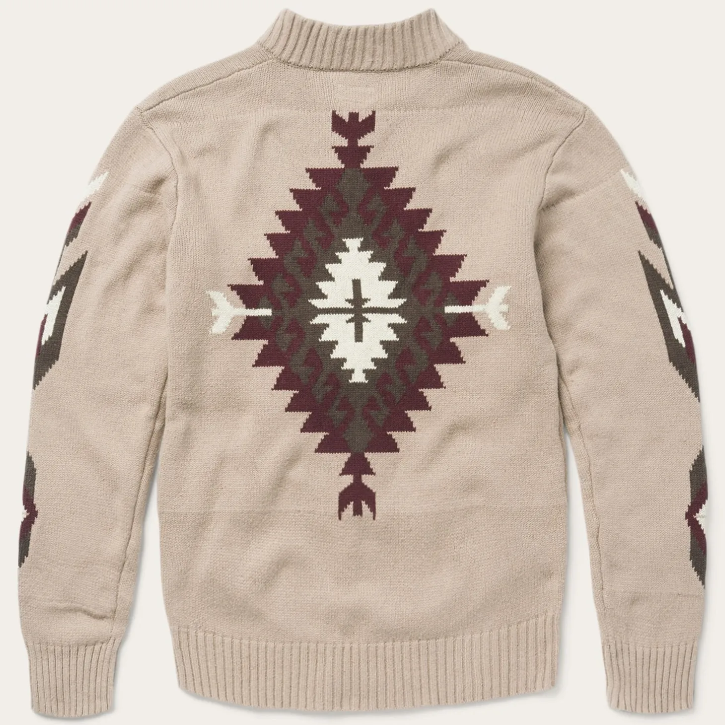 Brown Aztec Cardigan