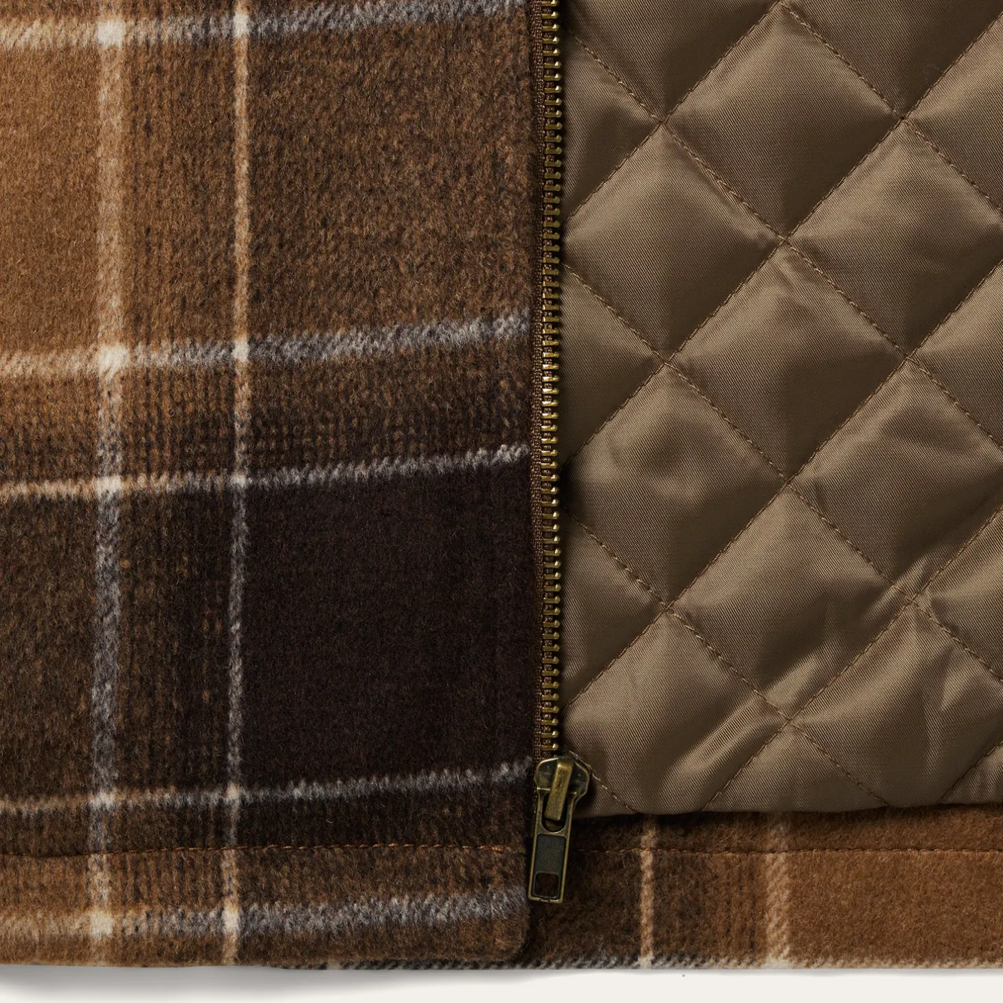 Brown Plaid Western Coat