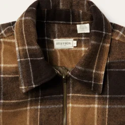 Brown Plaid Western Coat