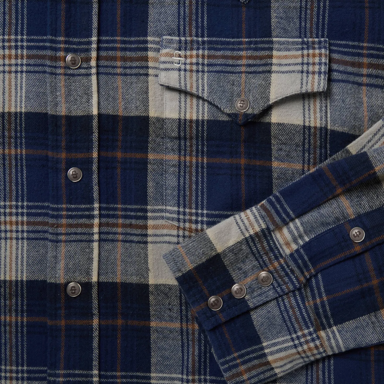Brushed Flannel Western Shirt