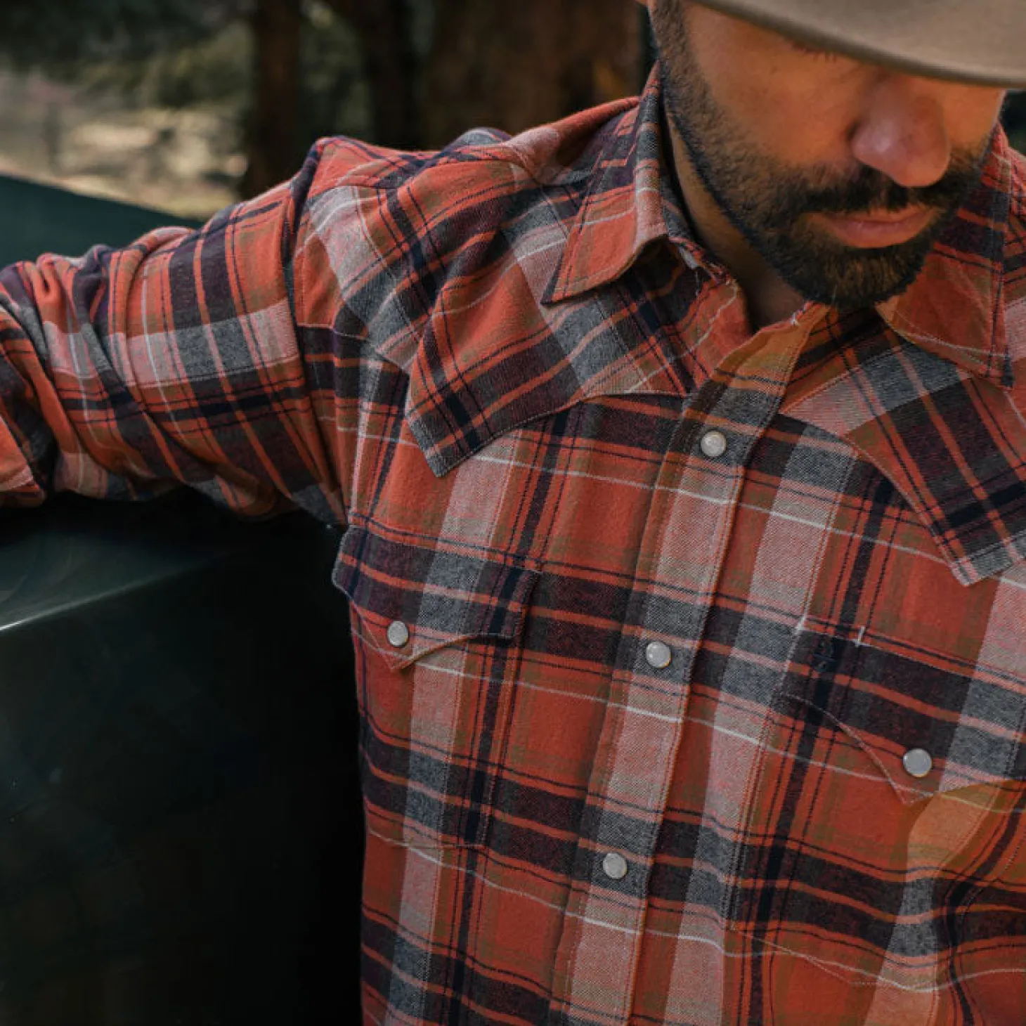 Brushed Twill Plaid Shirt