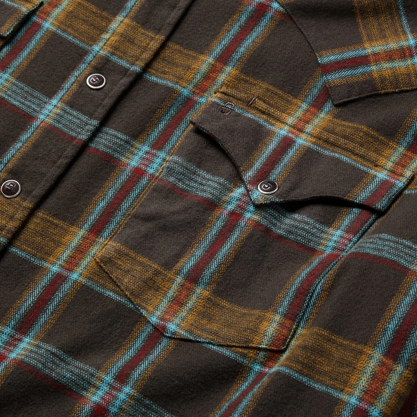 Brushed Twill Plaid Western Shirt