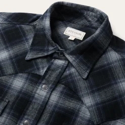 Brushed Twill Plaid Western Shirt