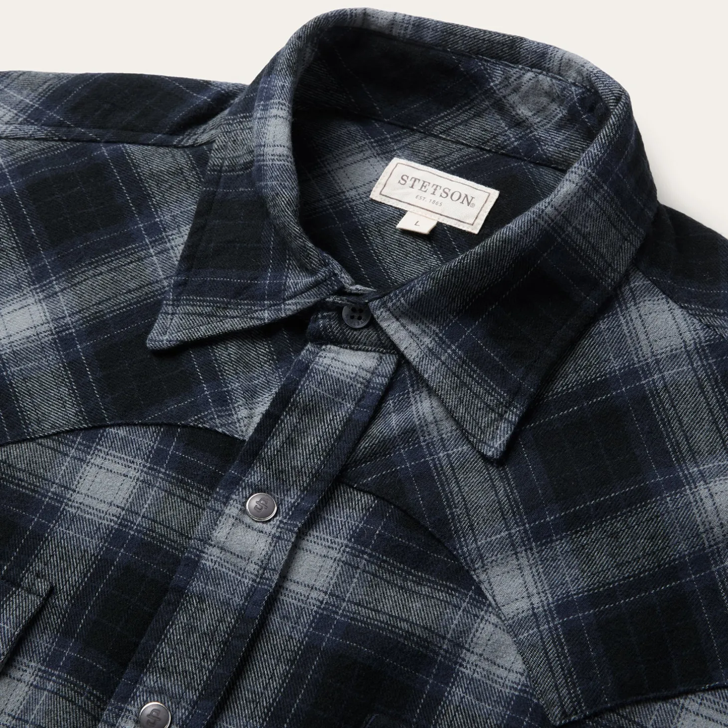 Brushed Twill Plaid Western Shirt