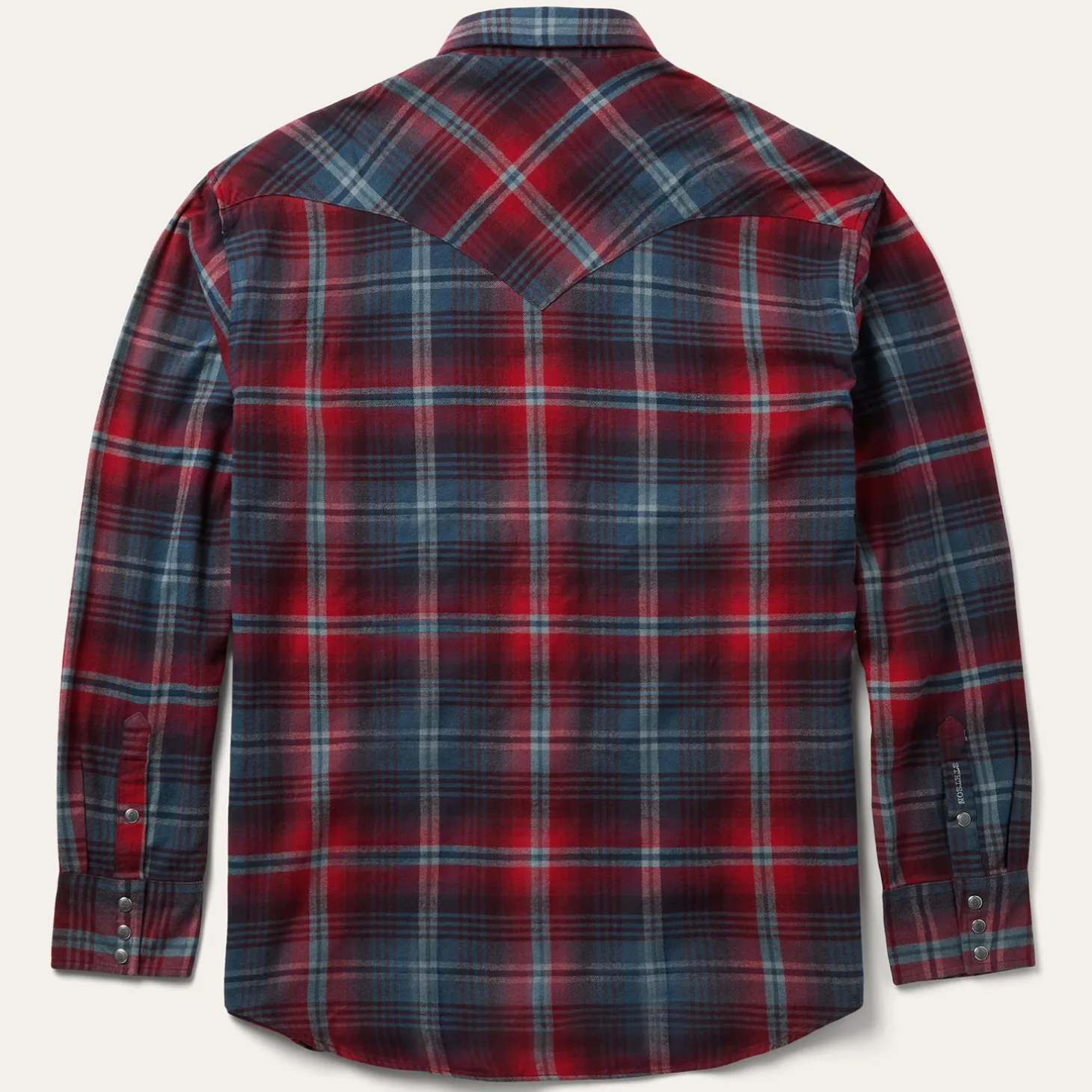Brushed Twill Plaid Western Shirt