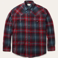 Brushed Twill Plaid Western Shirt
