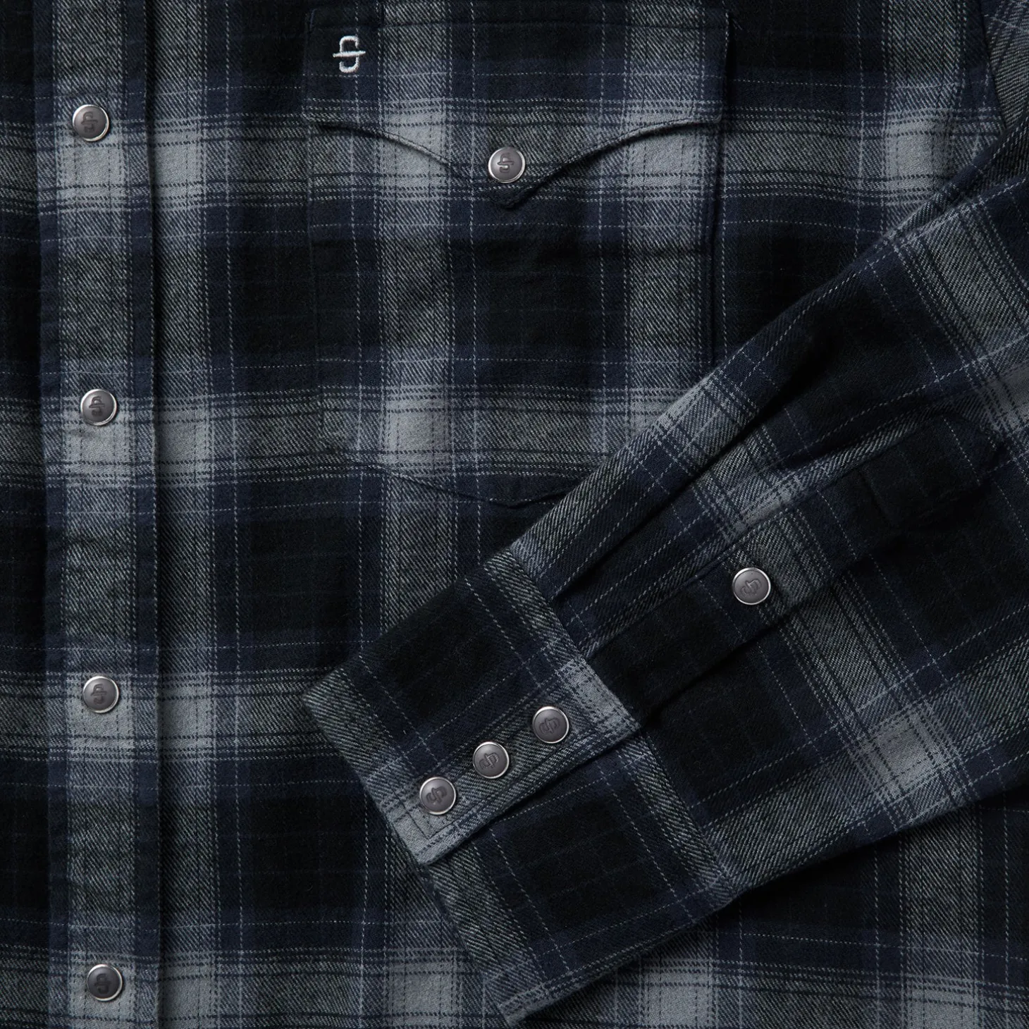 Brushed Twill Plaid Western Shirt