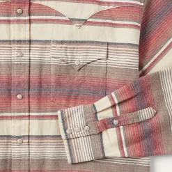 Brushed Twill Striped Shirt
