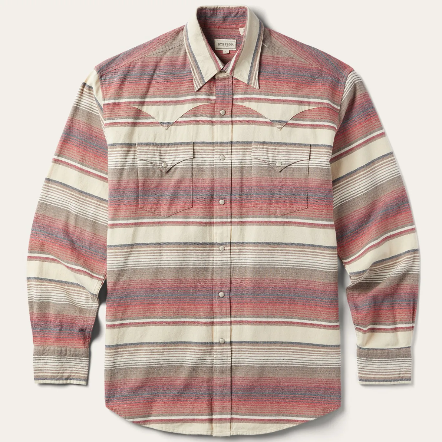 Brushed Twill Striped Shirt