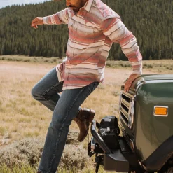 Brushed Twill Striped Shirt
