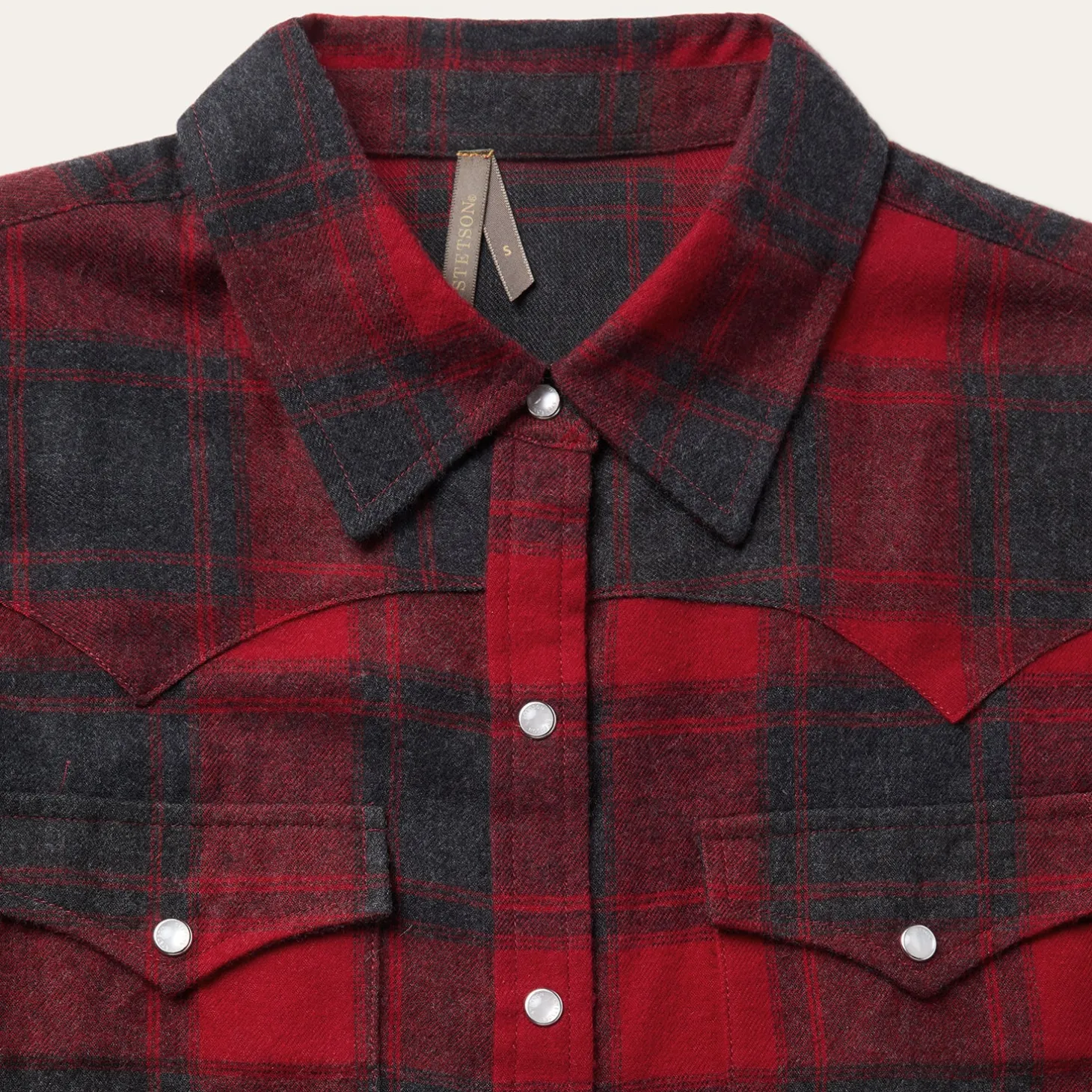 Buffalo Plaid Flannel Western Shirt