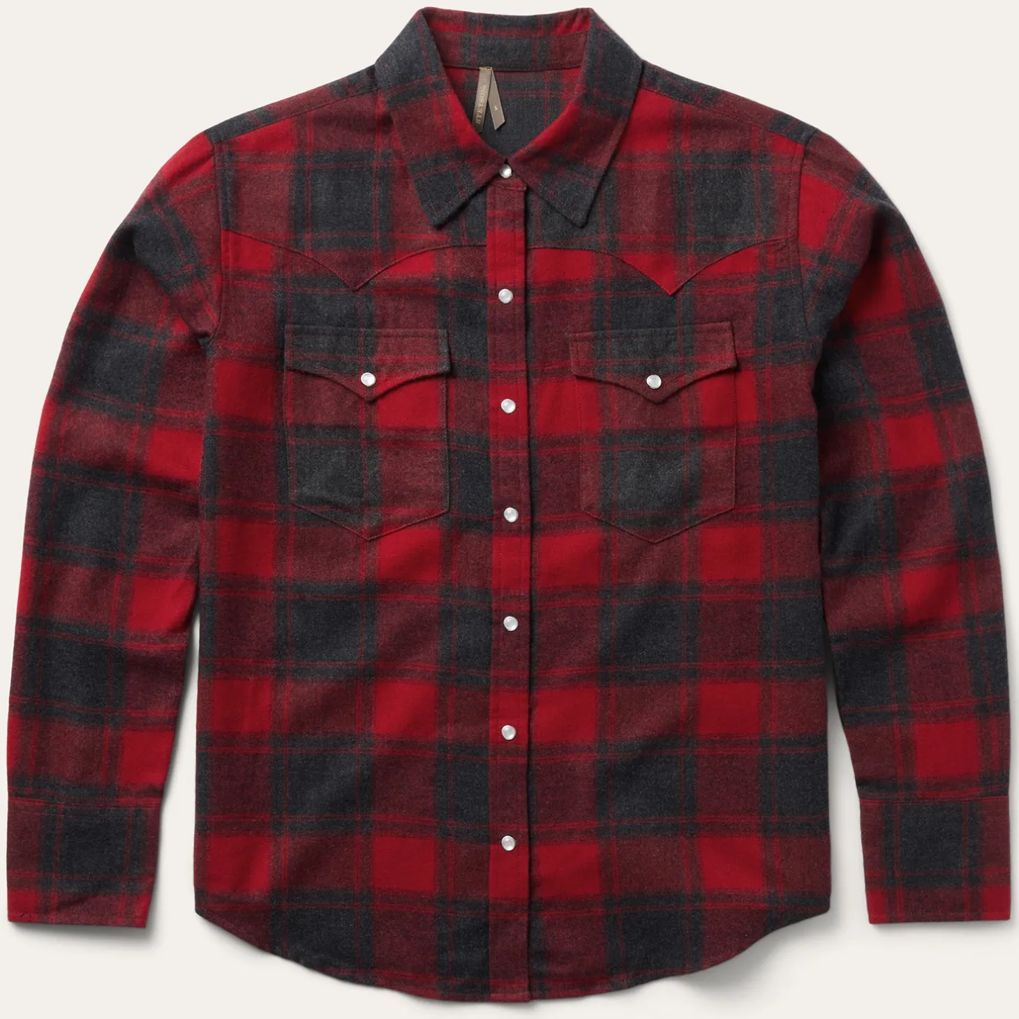 Buffalo Plaid Flannel Western Shirt