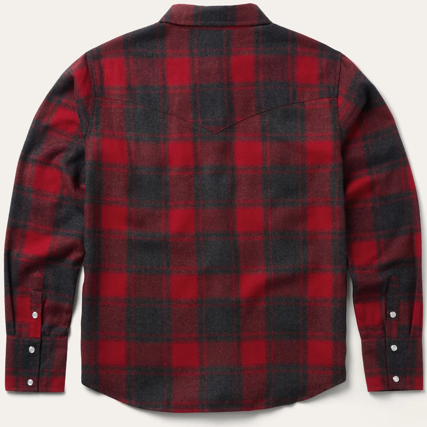 Buffalo Plaid Flannel Western Shirt