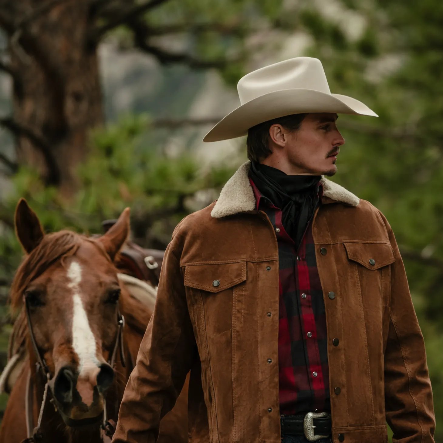 Buffalo Plaid Western Shirt