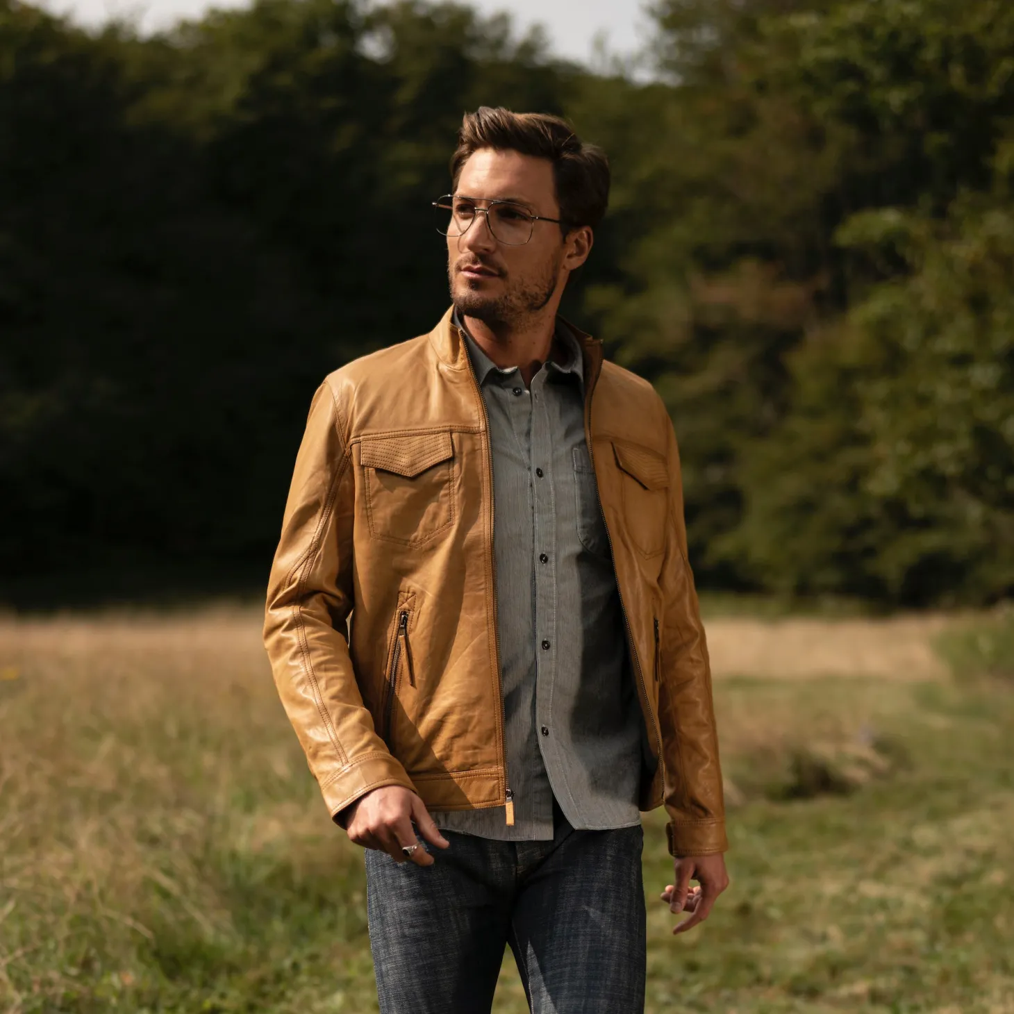 Butter Soft Distressed Leather Jacket