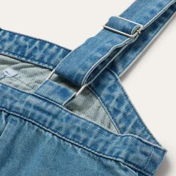 Button Front Denim Tank Top