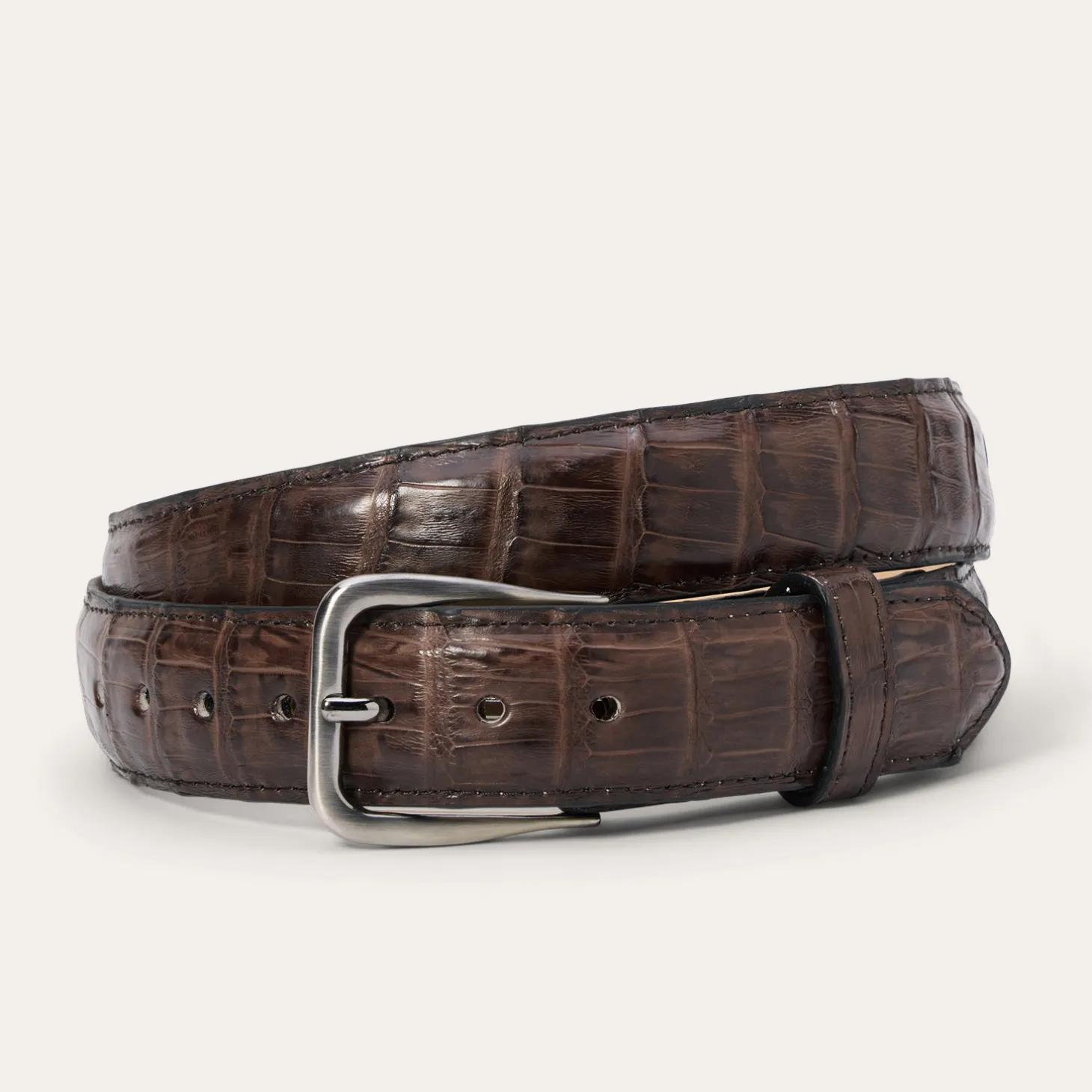 Caiman Western Tab Belt - 1 1/4" Width