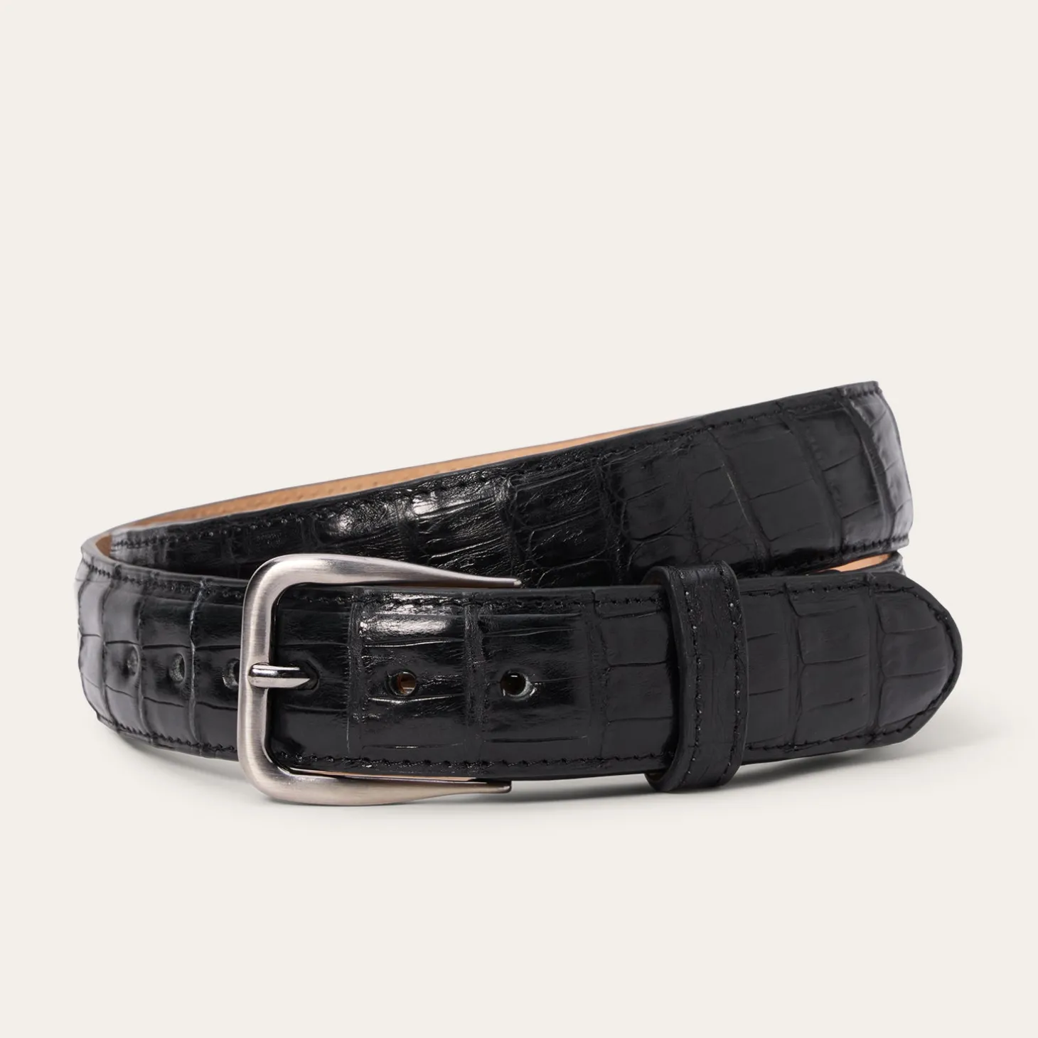 Caiman Western Tab Belt - 1 1/4" Width