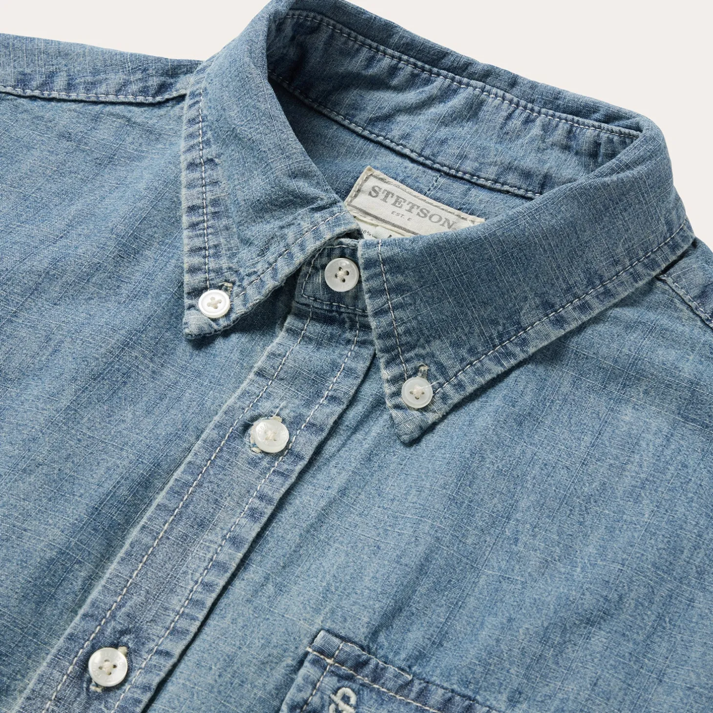 Chambray Button-Down Shirt
