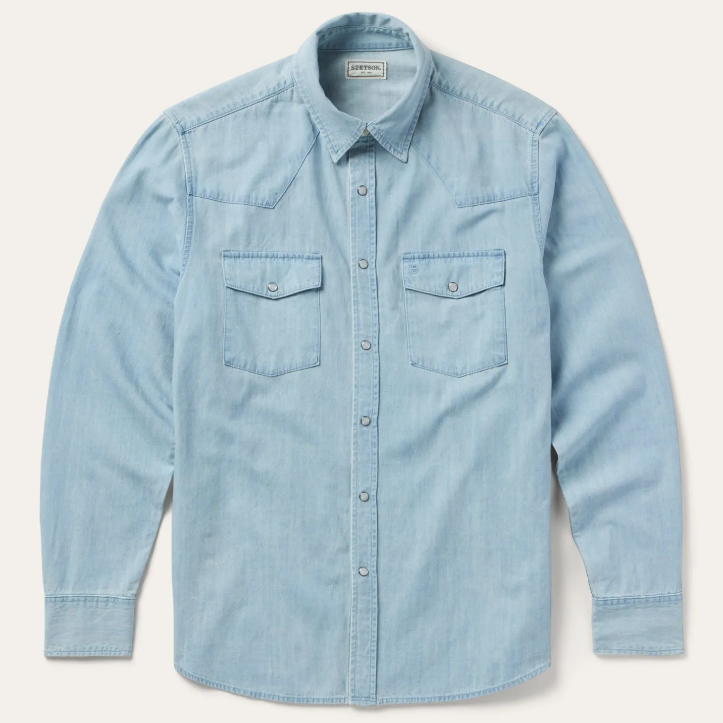 Chambray Oxford Western Shirt