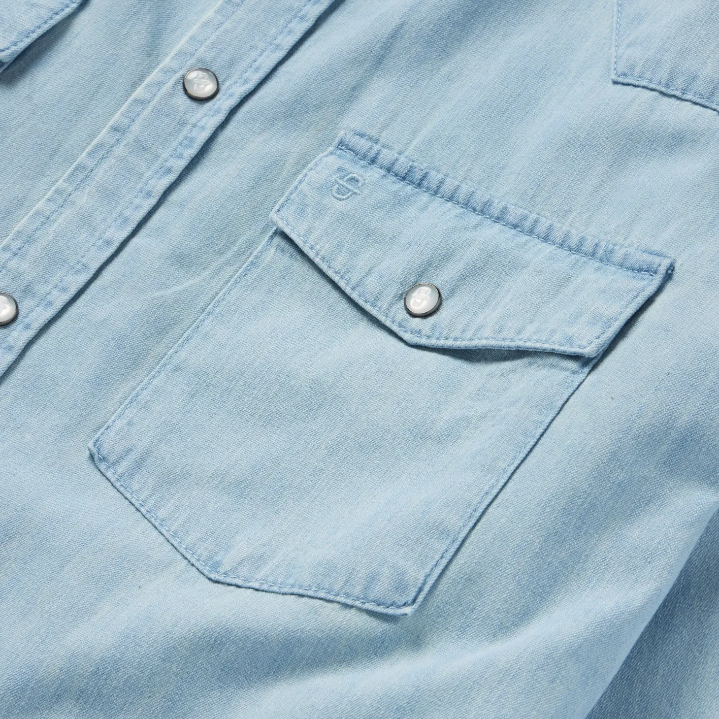 Chambray Oxford Western Shirt