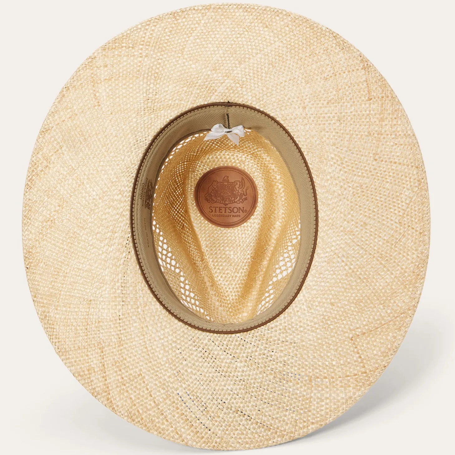 Chorus Straw Flat Brim Hat