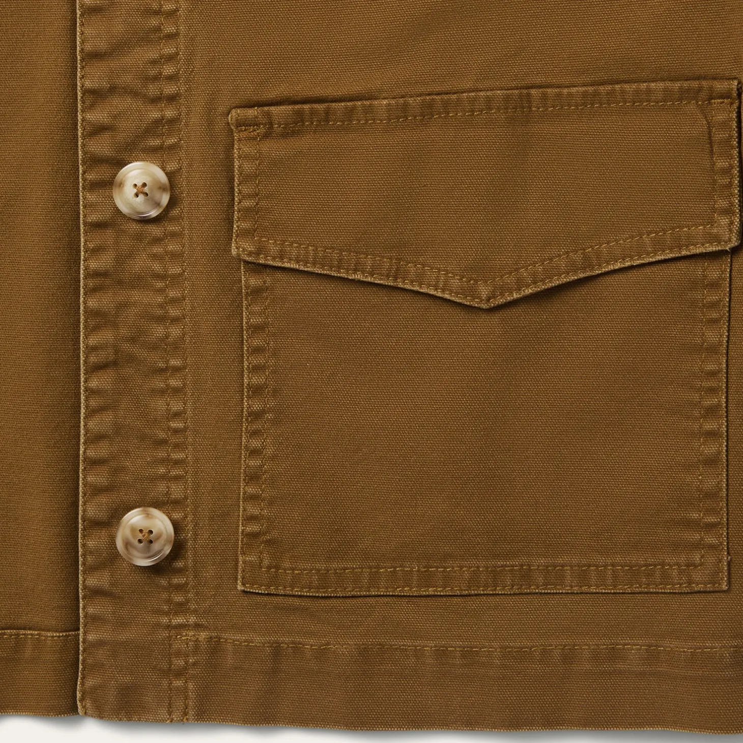 Corduroy Collar Canvas Barn Jacket