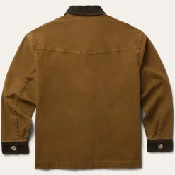 Corduroy Collar Canvas Barn Jacket