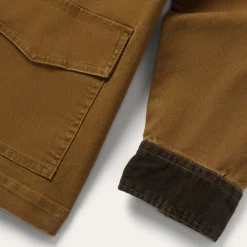Corduroy Collar Canvas Barn Jacket