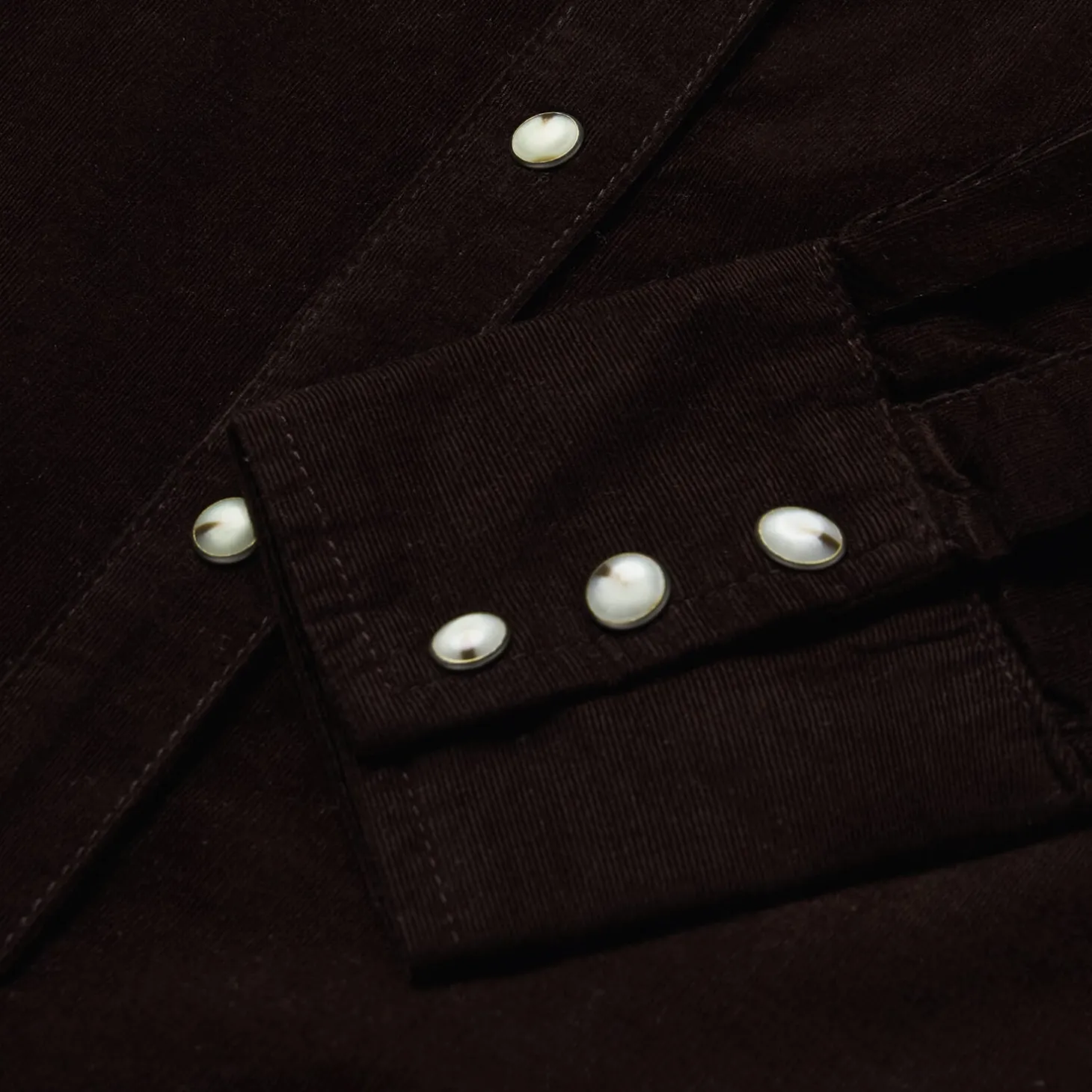 Corduroy Denim Western Shirt
