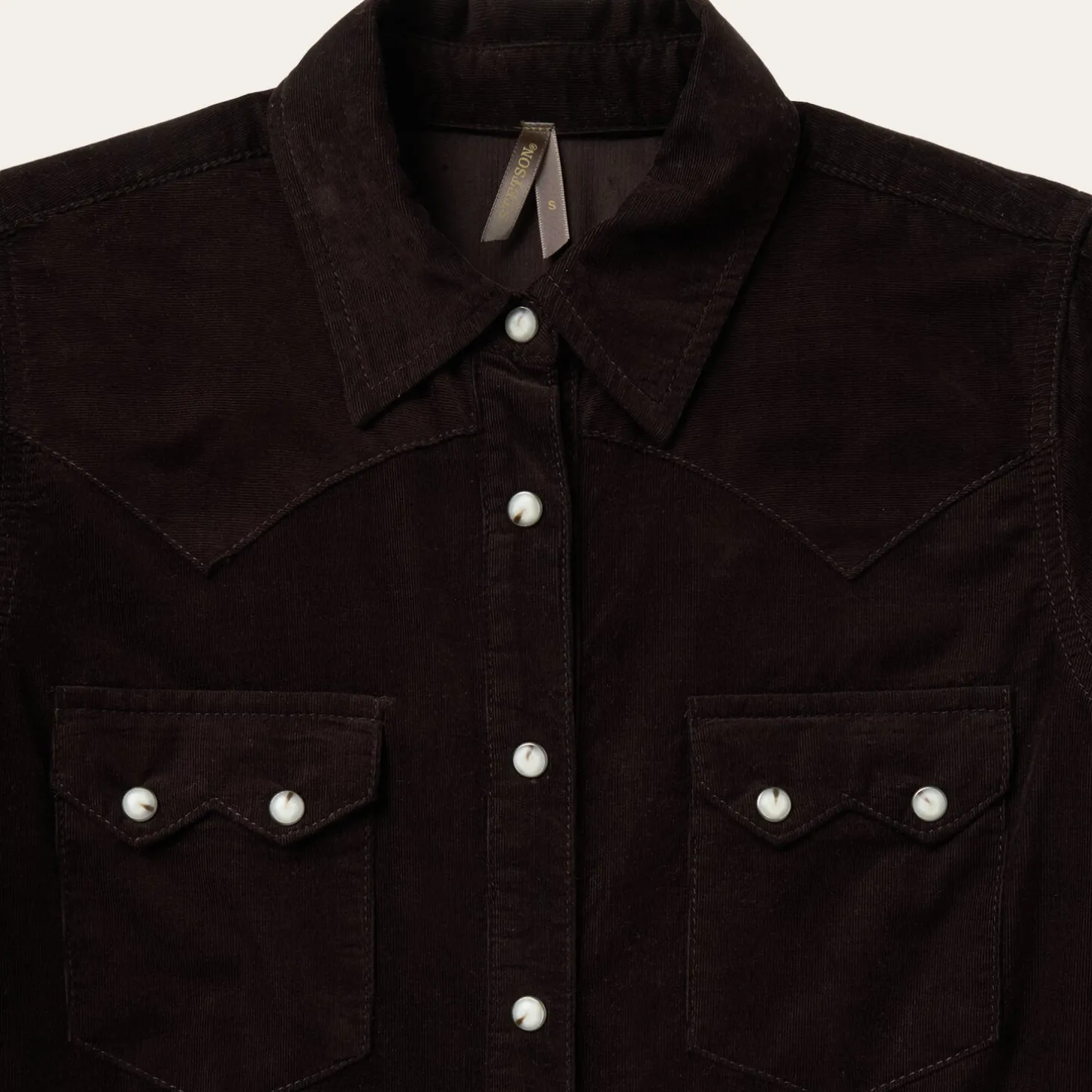 Corduroy Denim Western Shirt