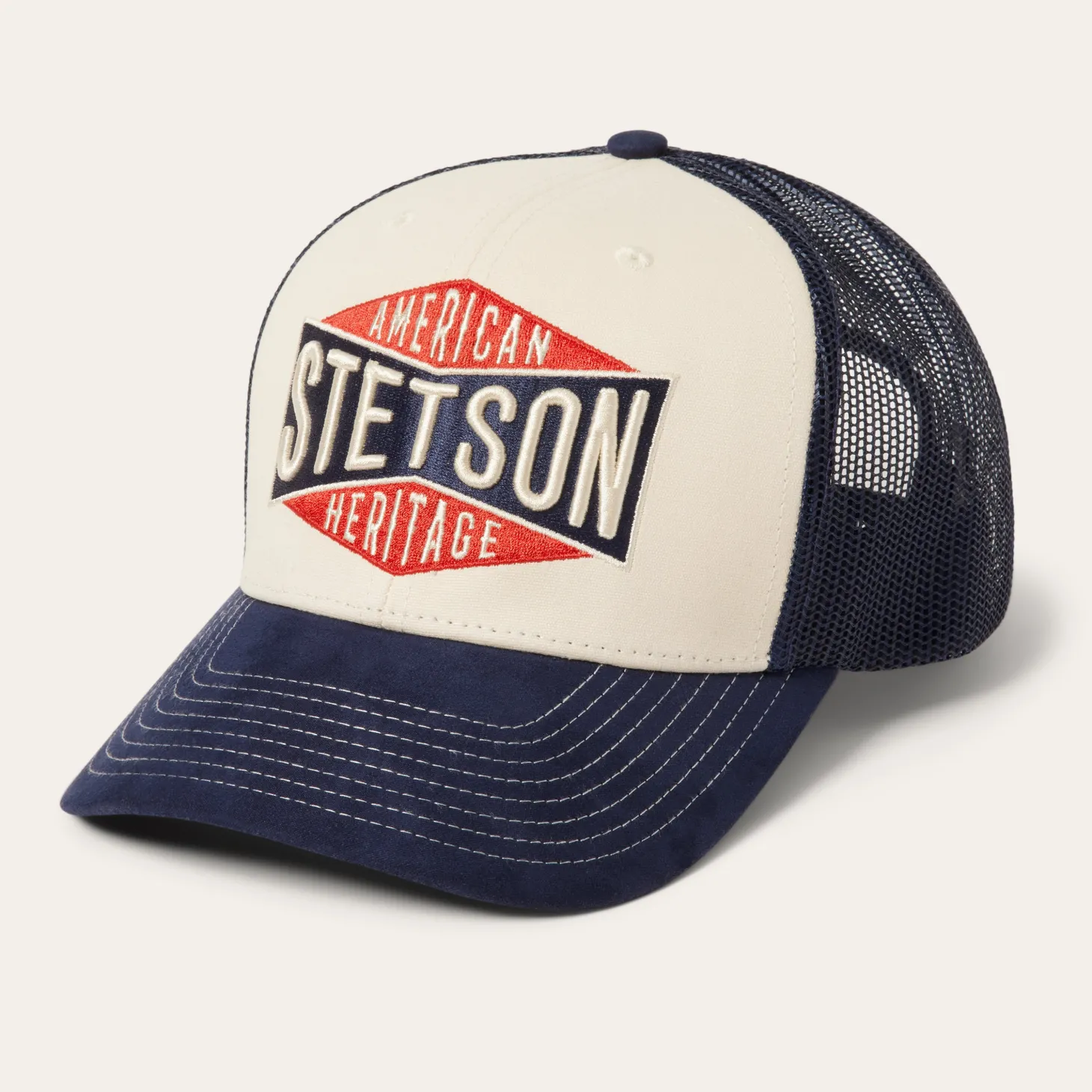 Cream American Heritage Trucker Cap