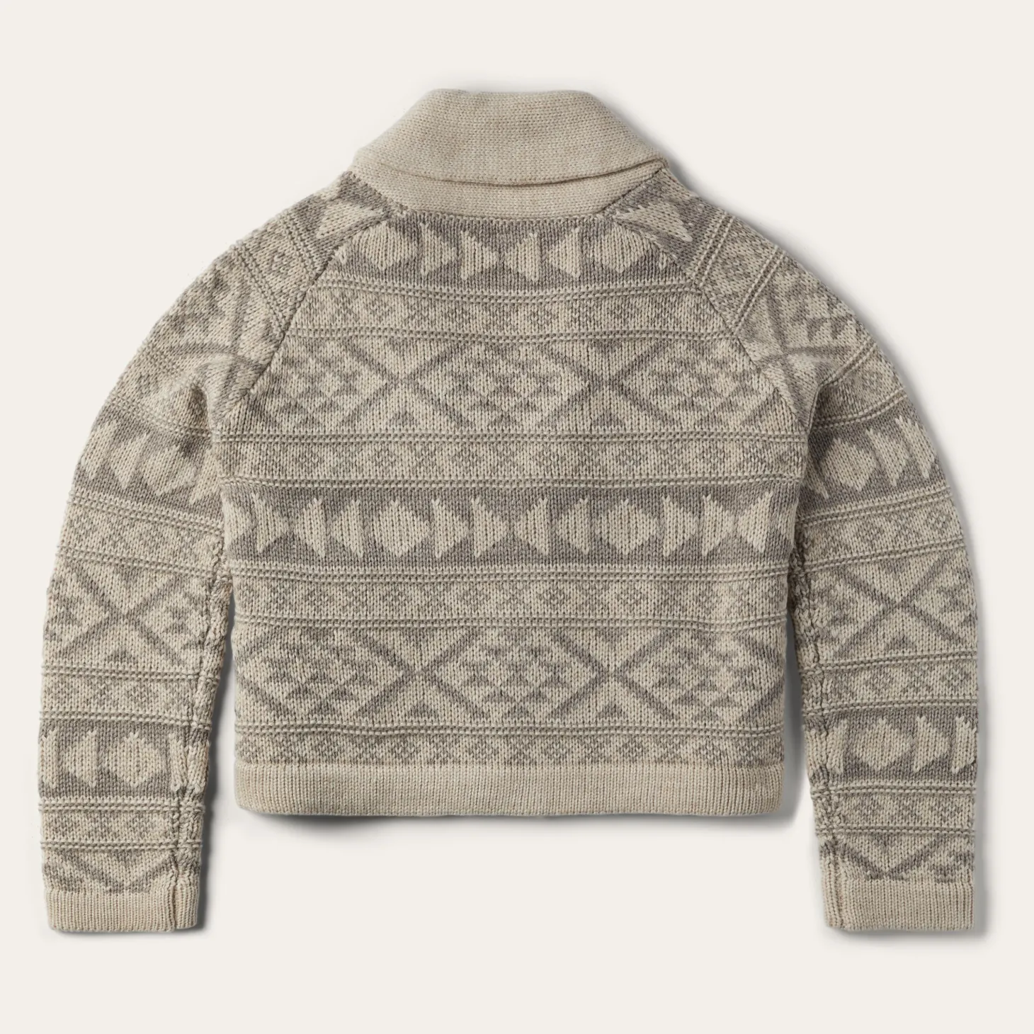 Cropped Shawl Collar Cardigan