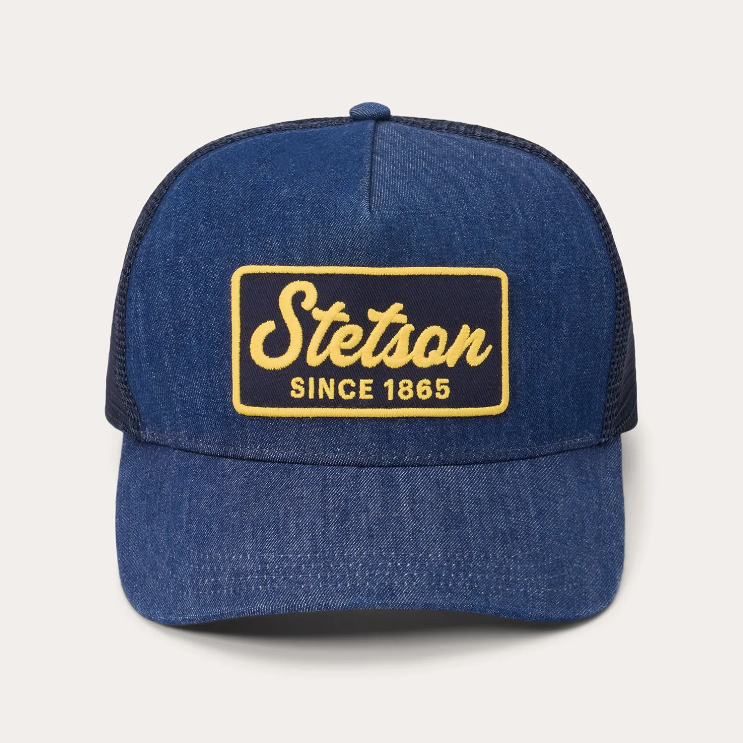 Dark Denim 1865 Patch Trucker Cap