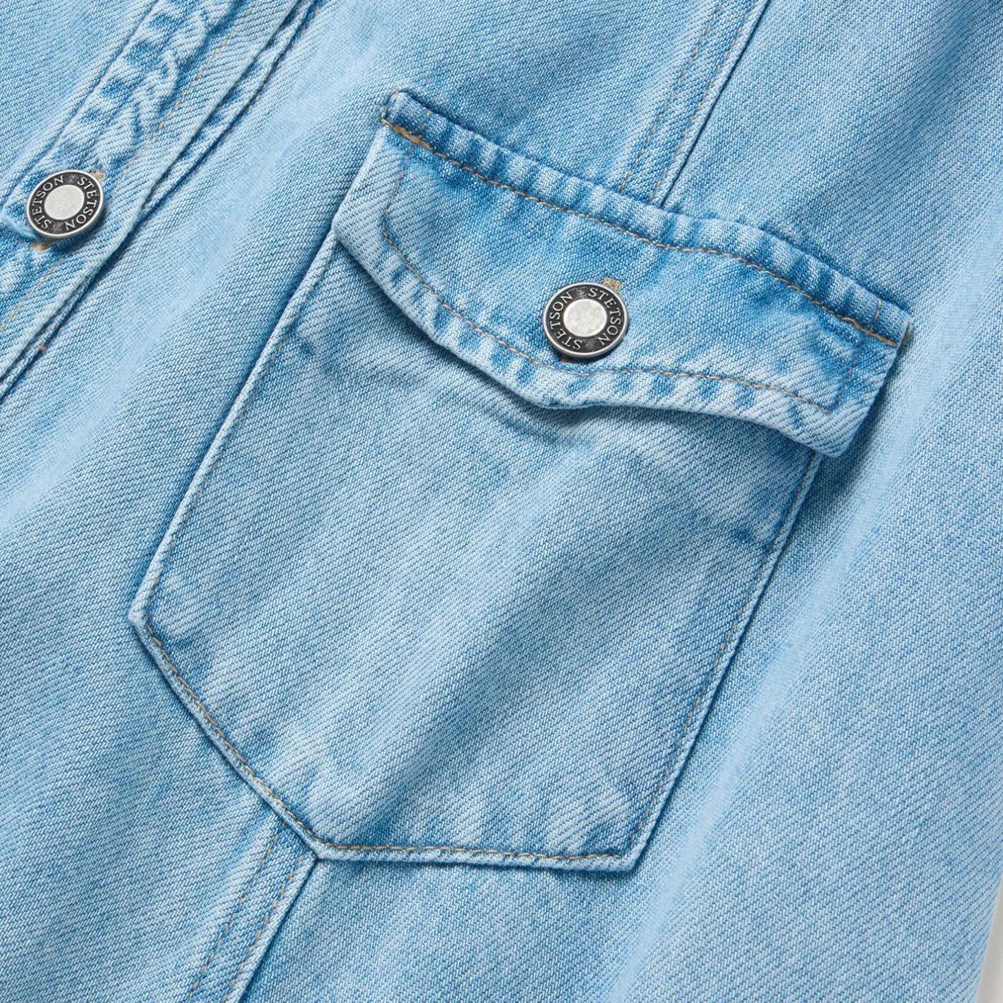 Denim Button Front Dress